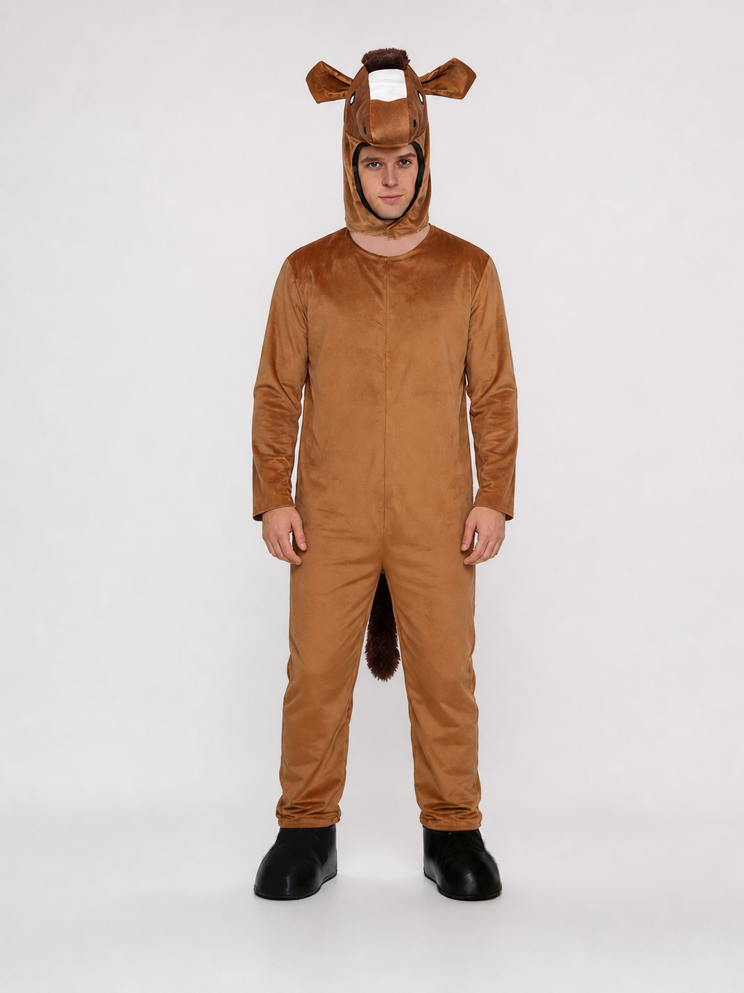 One-Piece Horse Costume with Hood for Performances