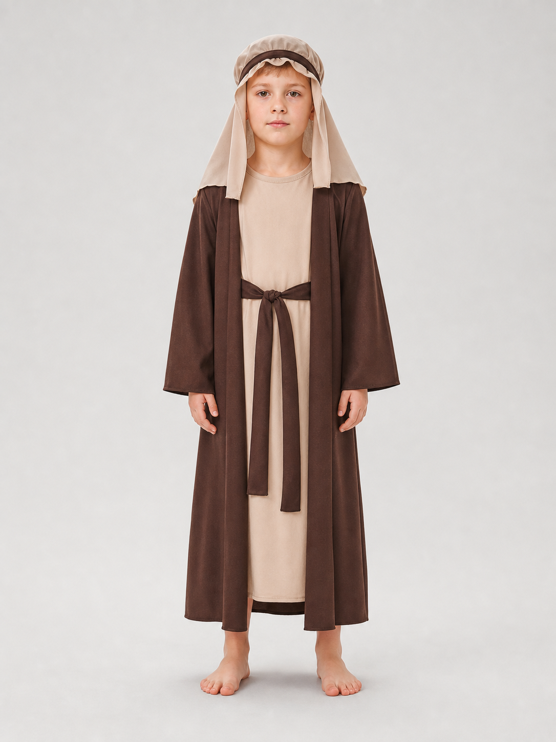 Biblical Elder Costume with Robe and Beard