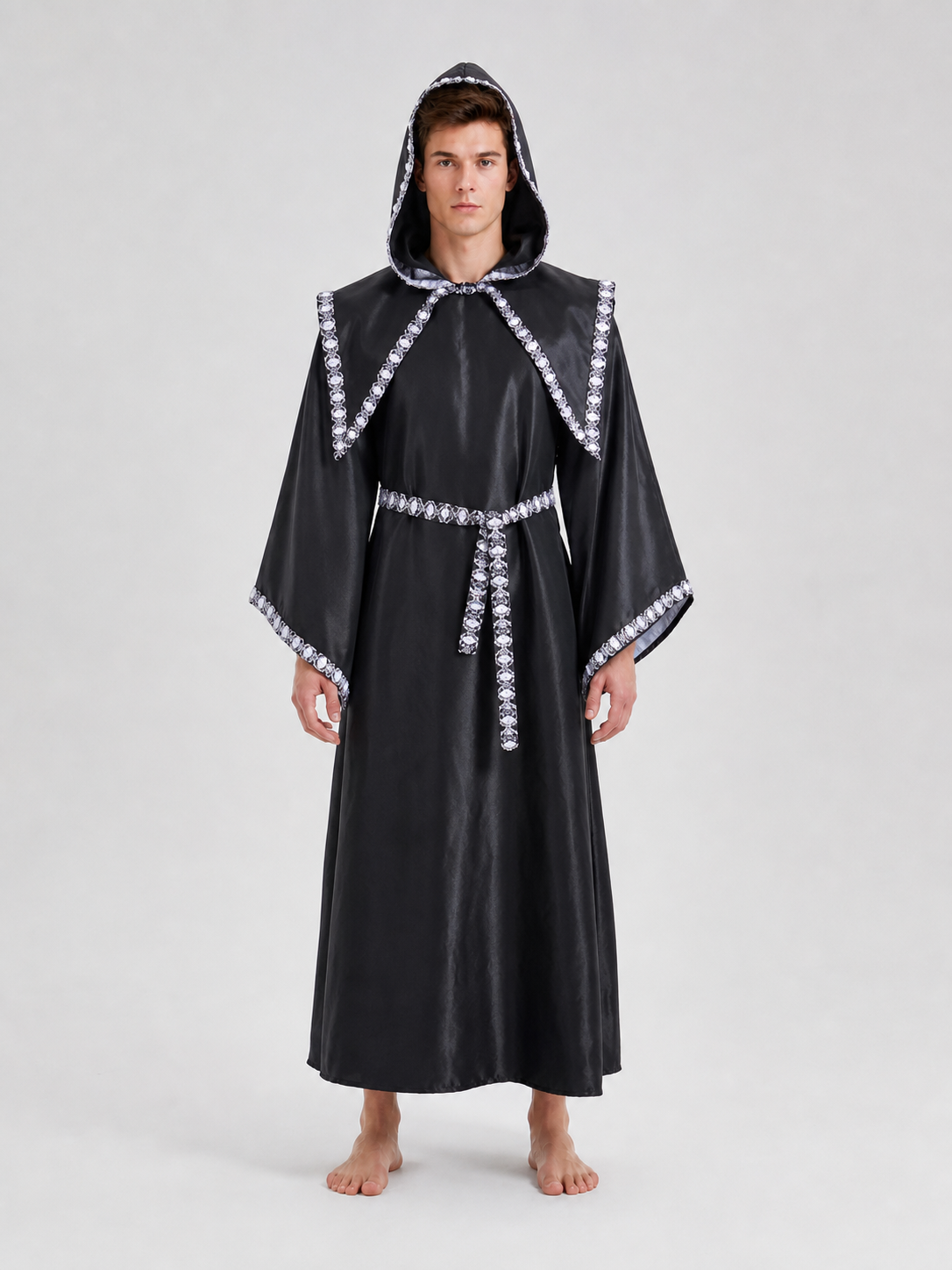Hooded Costume: Long Cloak with Cape