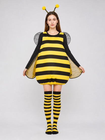 Bee Costume with Wings and Antennae