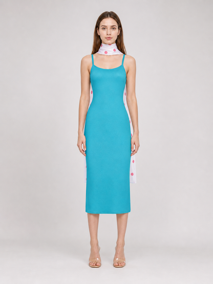 Lucy Cosplay Costume: Turquoise Dress and Scarf