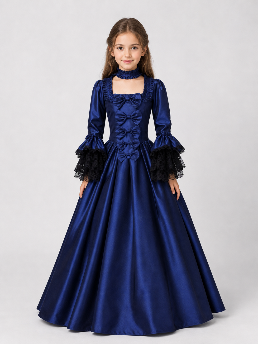 Gothic Victorian Lace Costume Dress