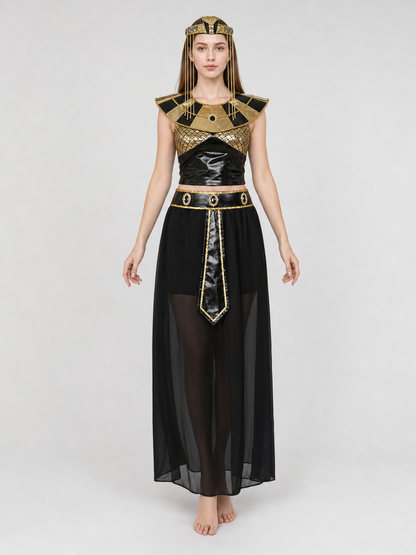 Cleopatra Costume, Egyptian Look, Set