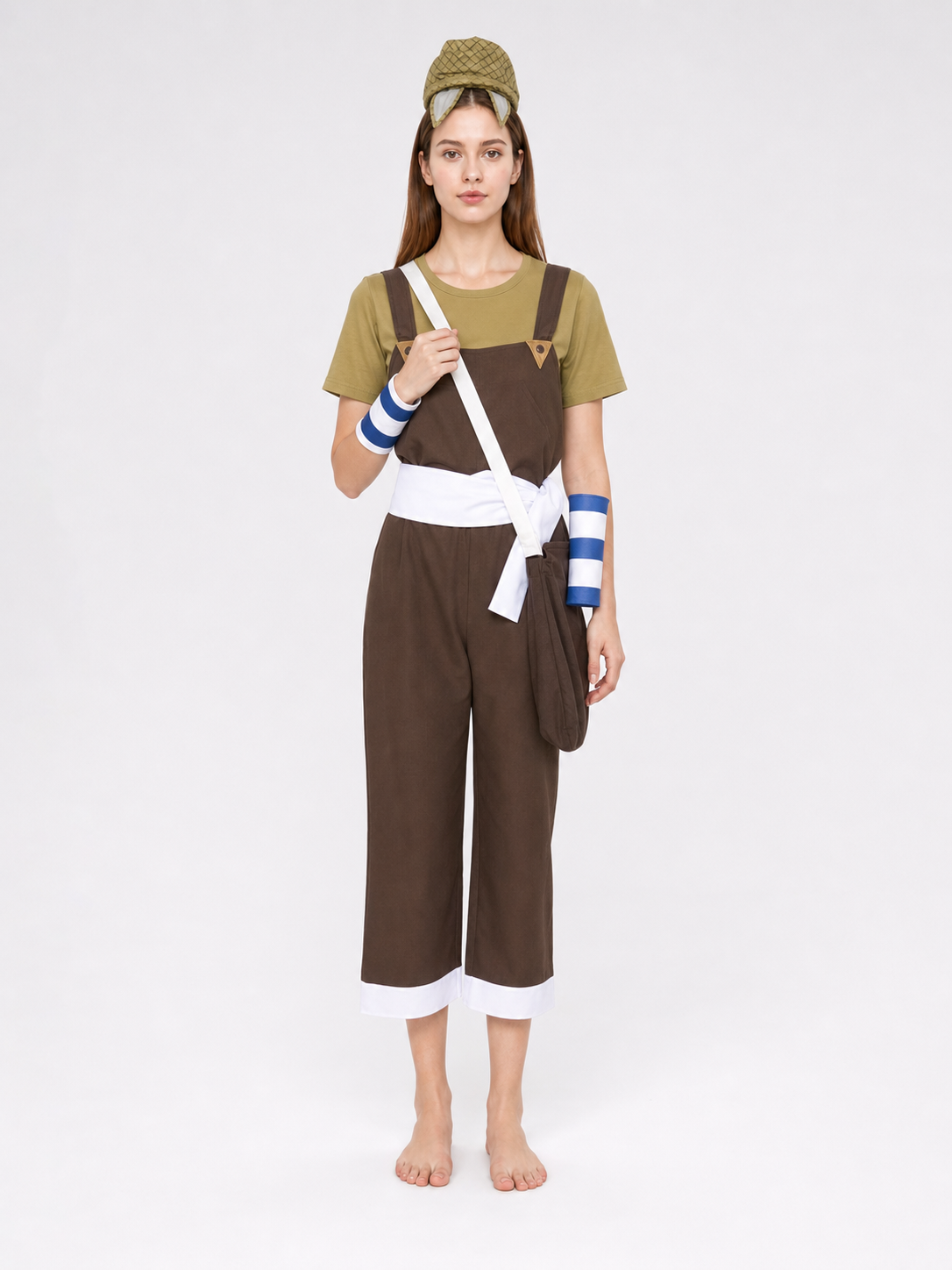 Usopp One Piece Cosplay Costume with Accessories