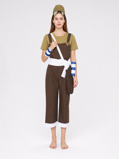 Usopp One Piece Cosplay Costume with Accessories