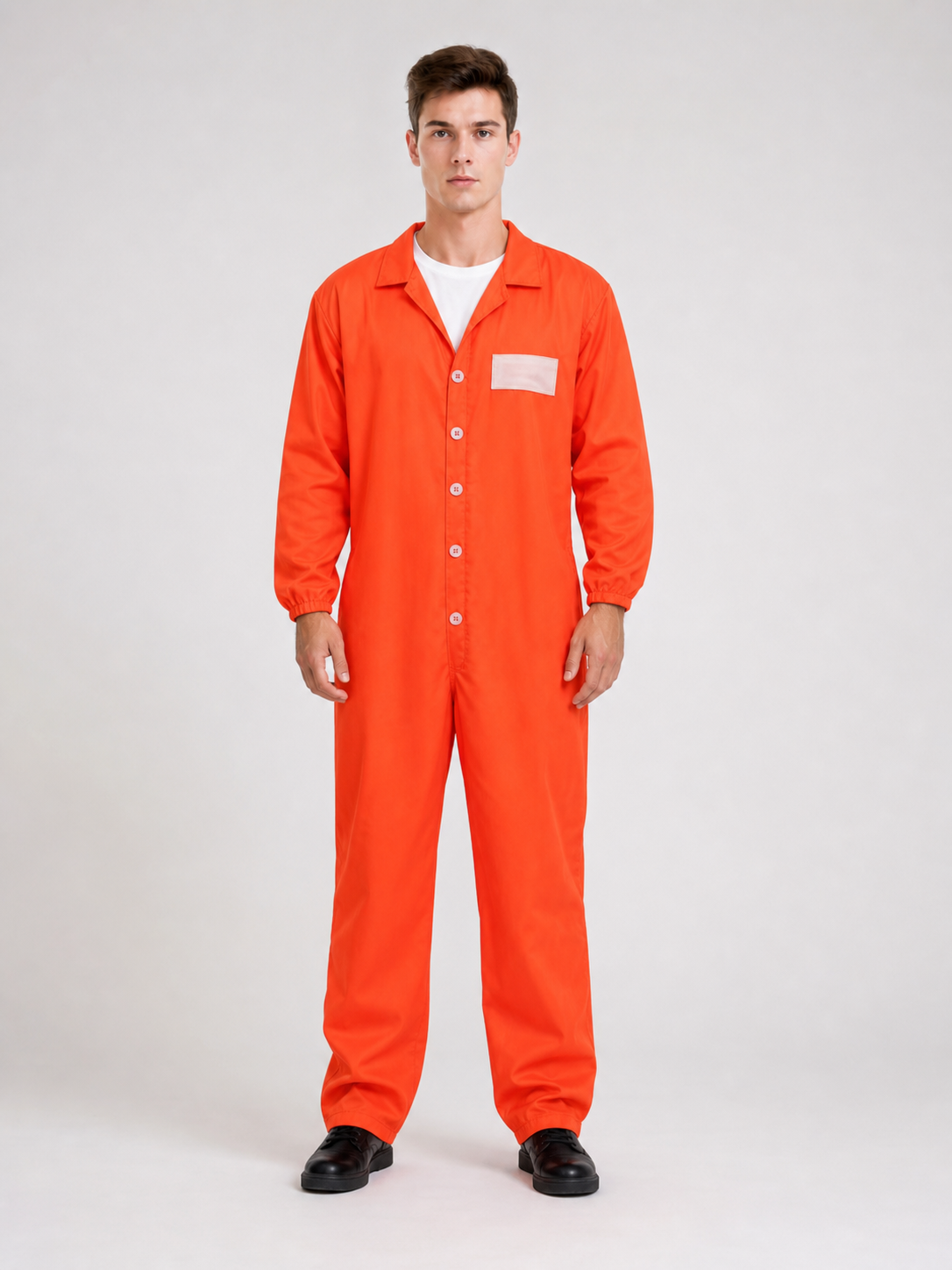 Orange Prison Costume Jumpsuit XXL