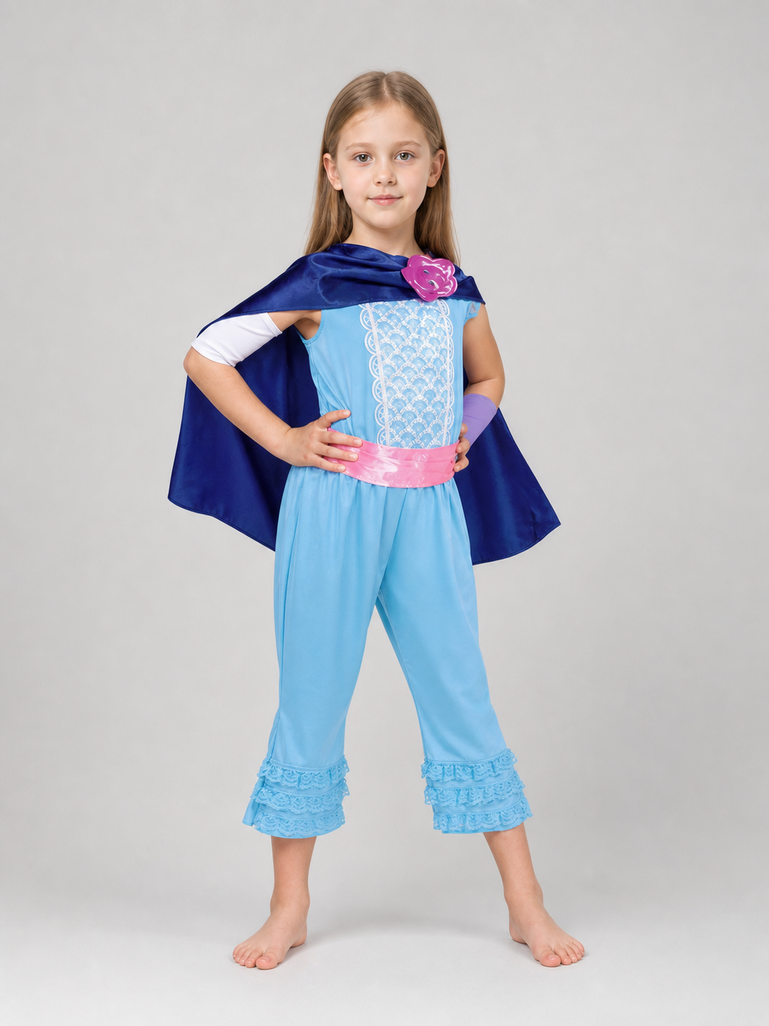 Bo Peep Costume: Jumpsuit and Cape
