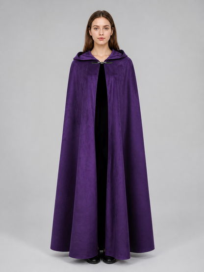 Purple Carnival Cloak with Hood