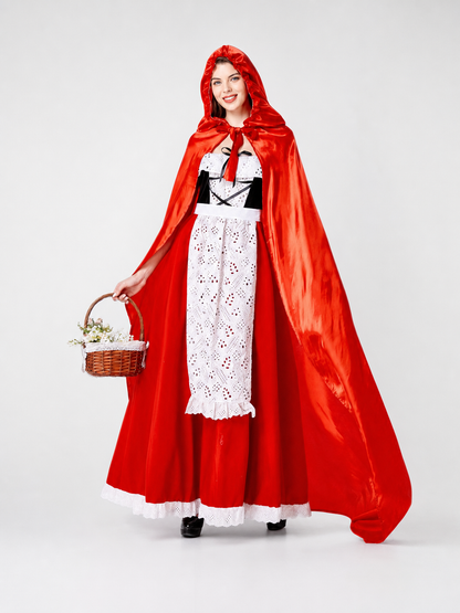 Little Red Riding Hood Hooded Costume for Halloween