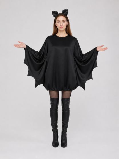 Bat Costume with Wings and Ears