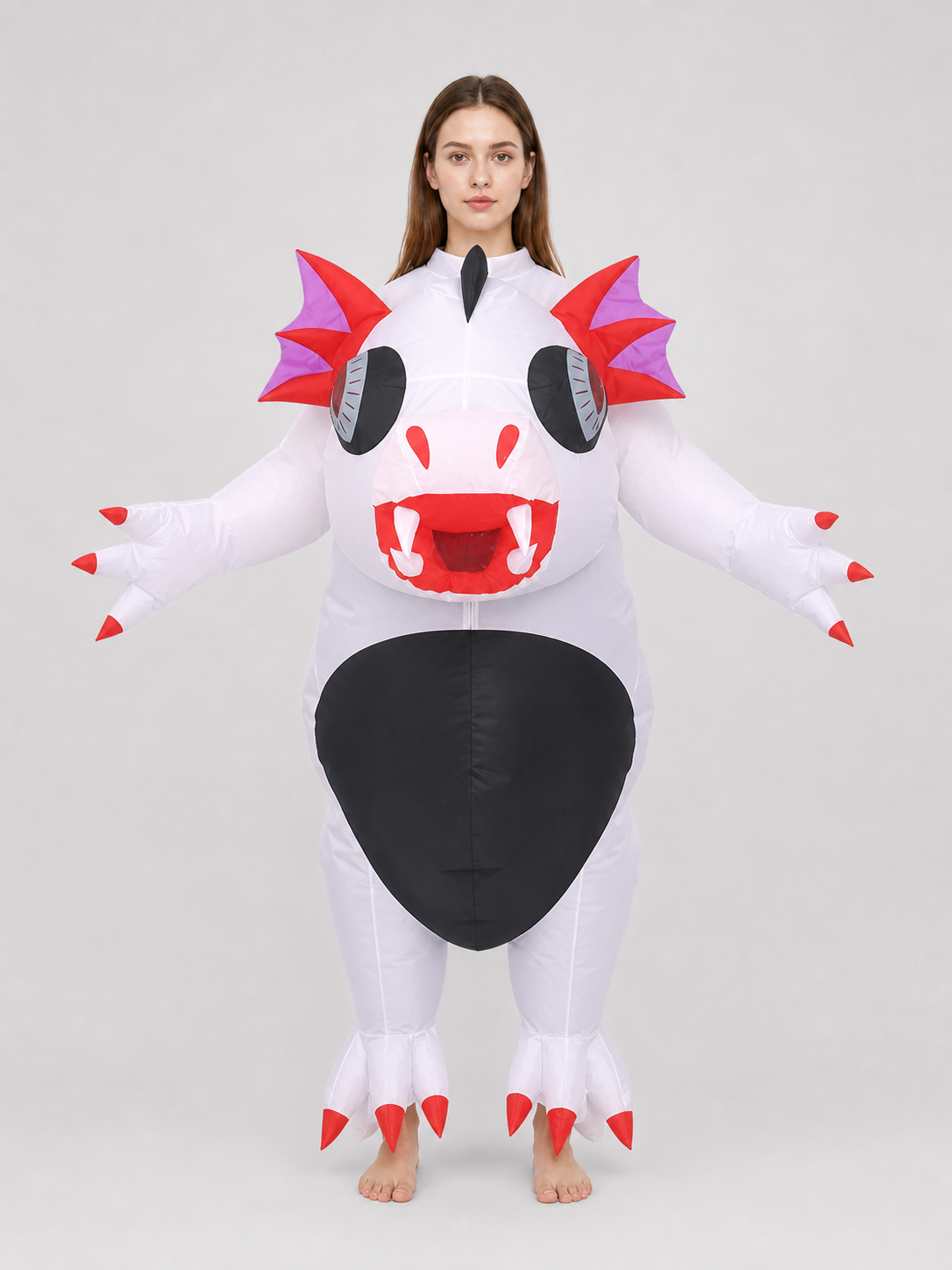 Inflatable Dragon Costume “Red Claw”, One Size