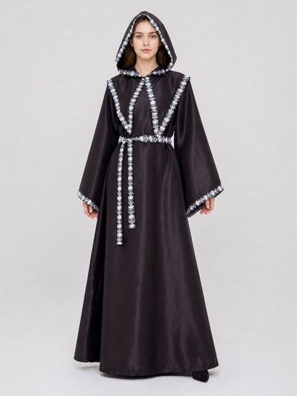 Hooded Dark Mage Costume for Cosplay