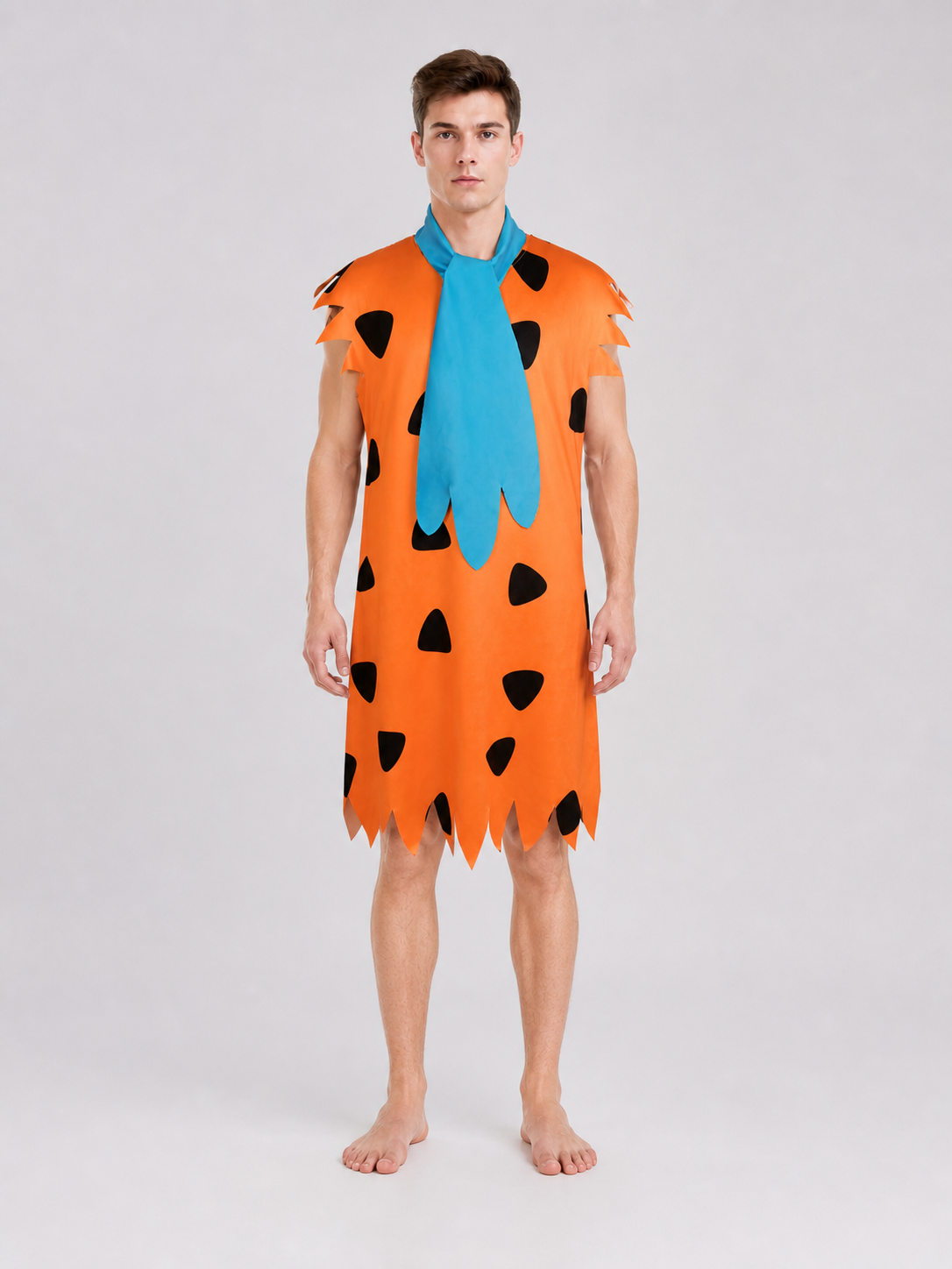 Caveman Costume with Bracelet and Club