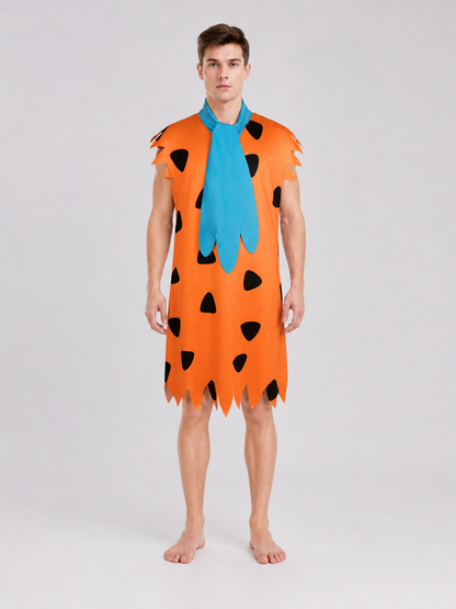 Caveman Costume with Bracelet and Club