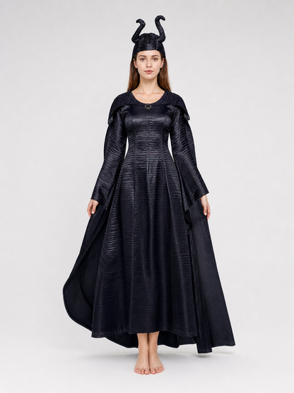 Horned costume dress, gothic look