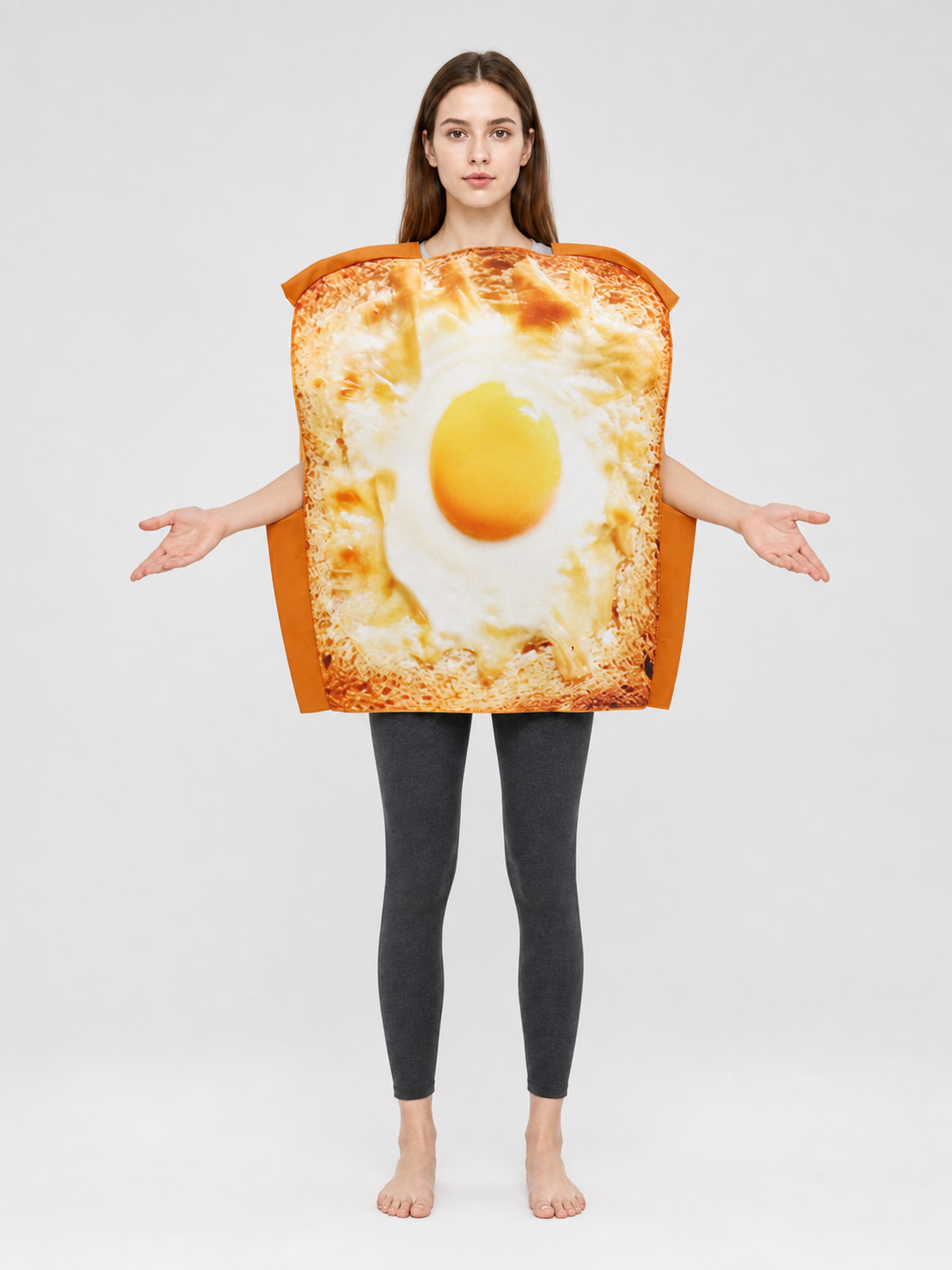 Toast and Fried Egg Costume for Halloween and Parties