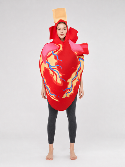 Bright Heart Costume for Parties and Performances