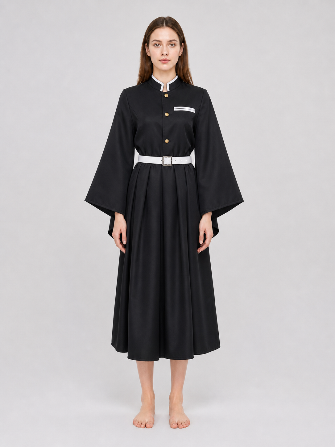 Anime-inspired cosplay costume with wide sleeves