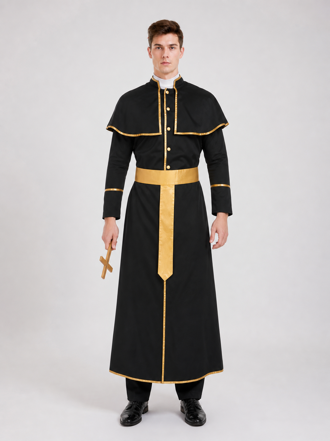 Clergyman Costume with Gold Trim