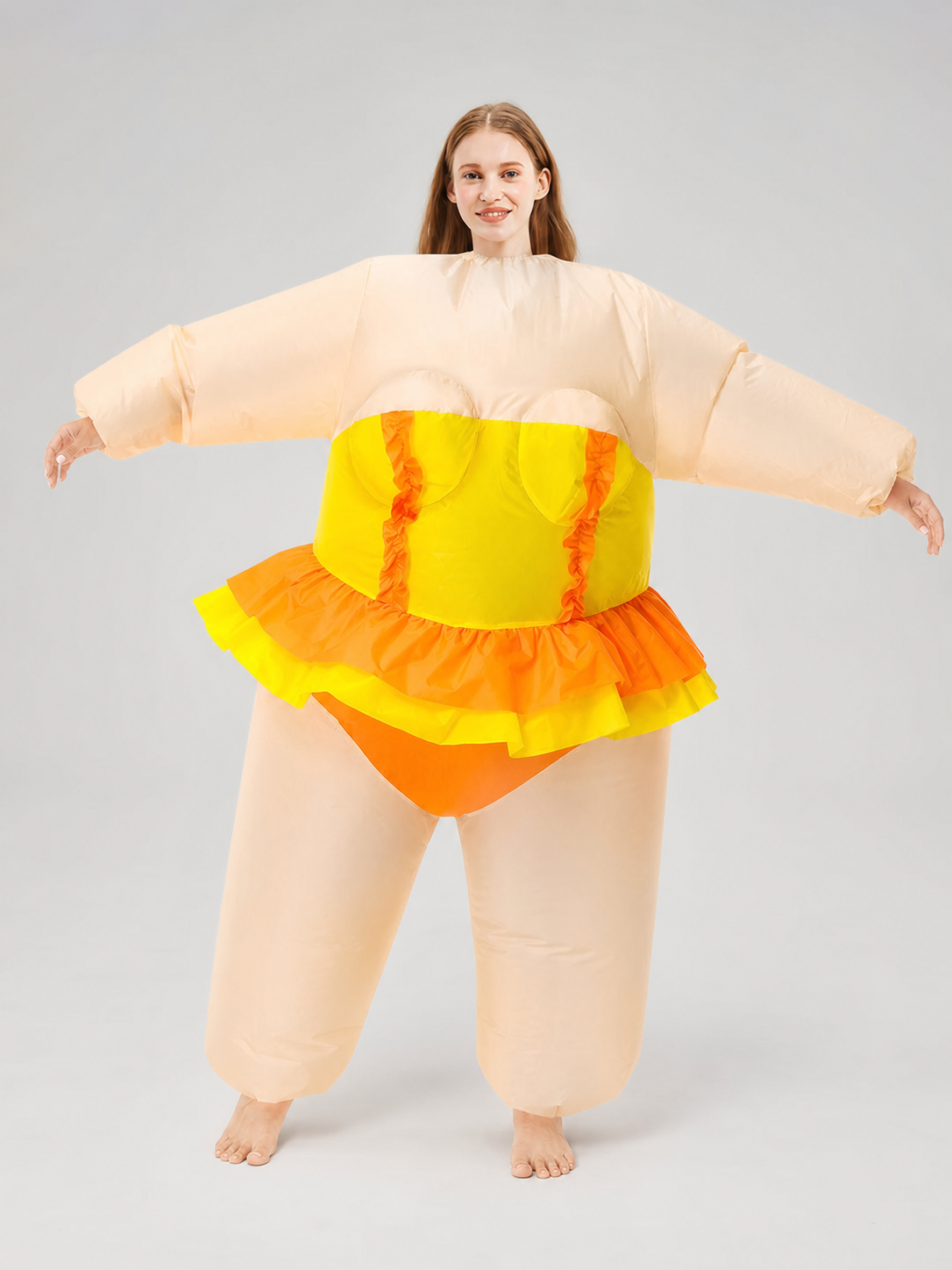 Yellow-Orange Inflatable Party Costume