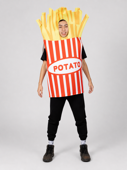 French Fries Carnival Costume with Headpiece