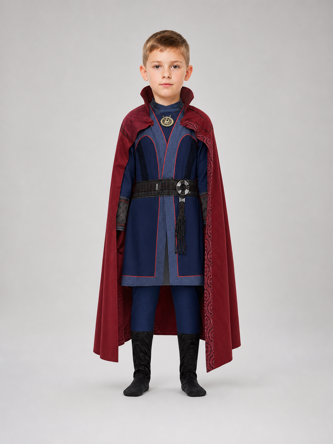 Superhero Carnival Costume with Cape for Cosplay