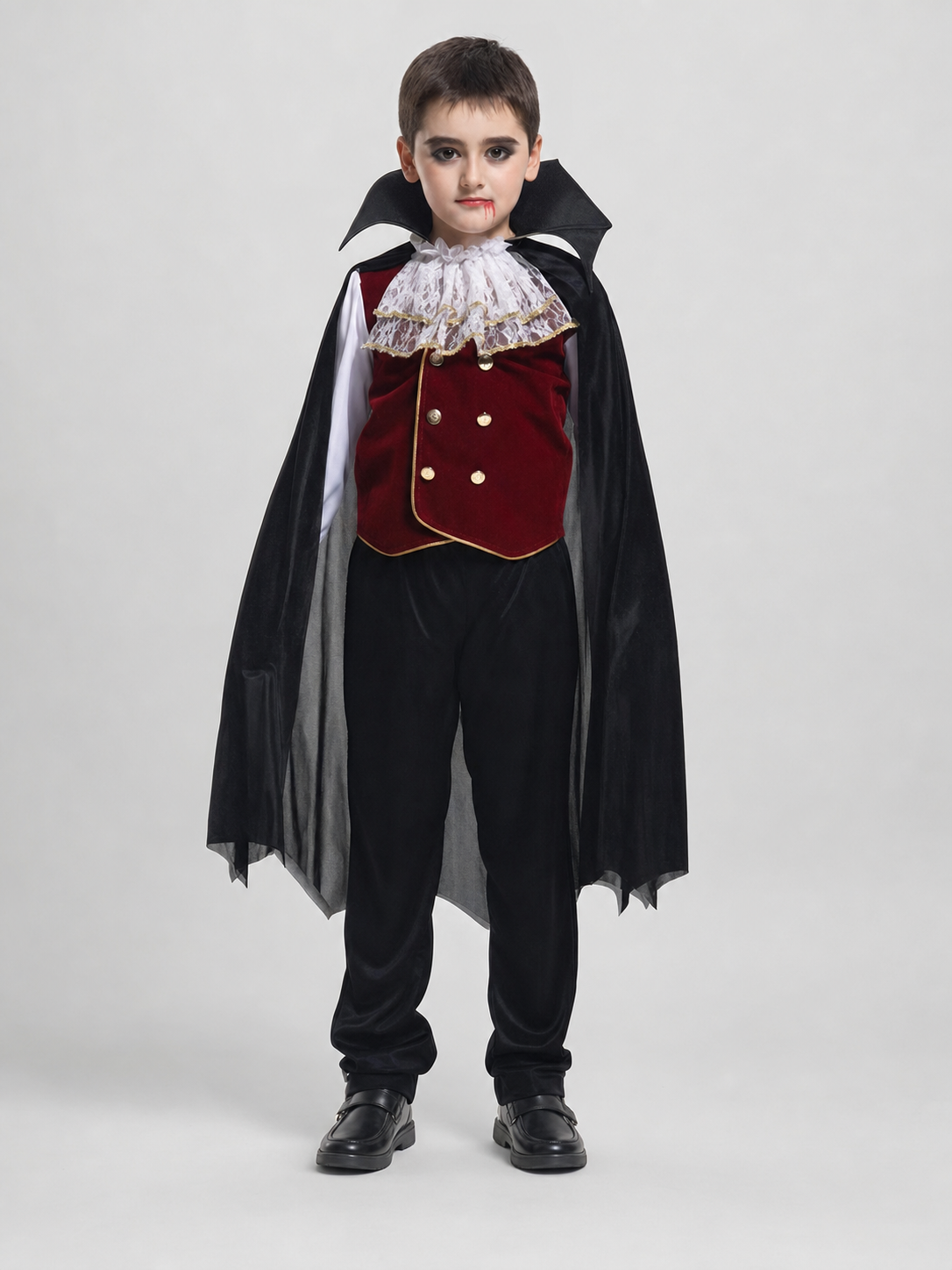 Children's Vampire Costume with Cape and Pants
