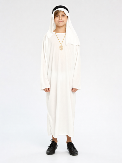 Children's Arabian-Style Carnival Costume with Pendant