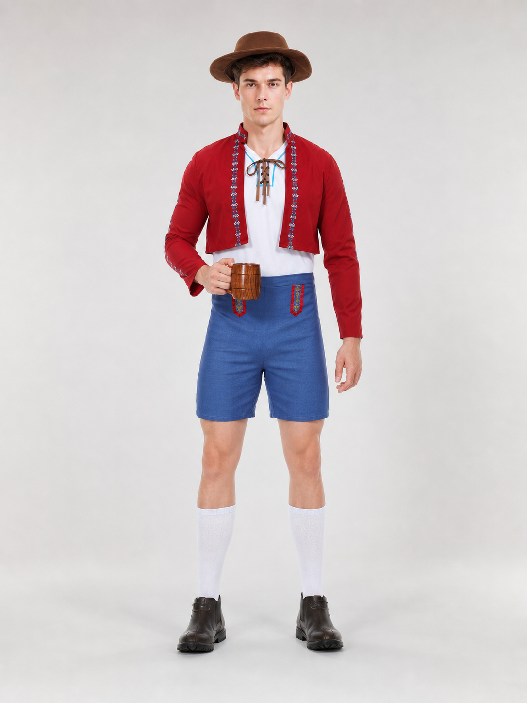 Oktoberfest-style carnival costume with hat