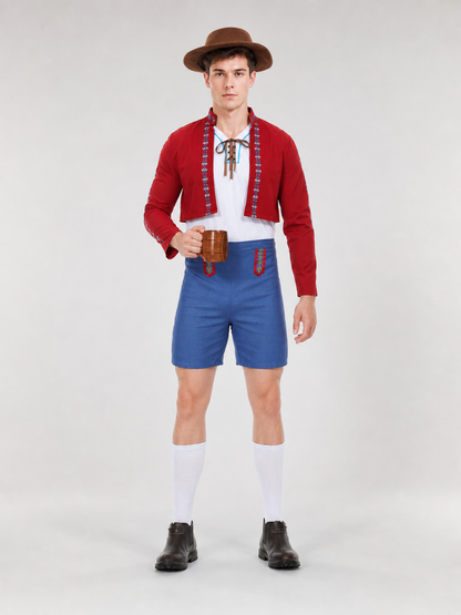 Oktoberfest-style carnival costume with hat