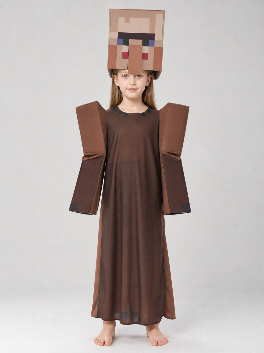 Minecraft Character Cosplay Costume, Pixelated