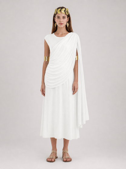 Greek-Style Costume Dress with Accessories