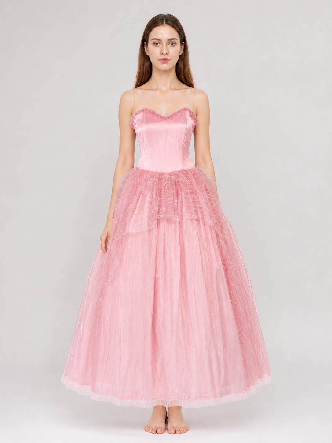 Pink Glinda cosplay dress for Halloween