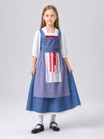Children's costume for a fairy-tale role, blue set