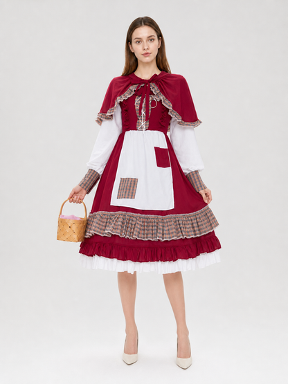 Little Red Riding Hood Hooded Cosplay Costume
