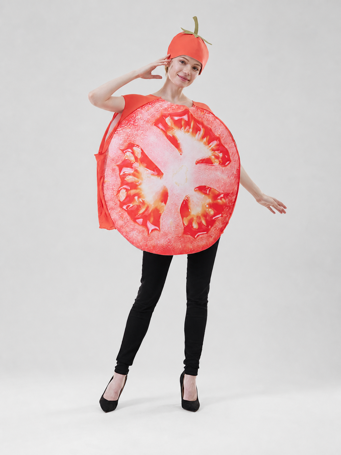 Tomato Slice Costume with Hat