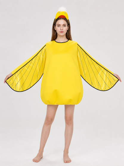 Duck costume with wings and headband