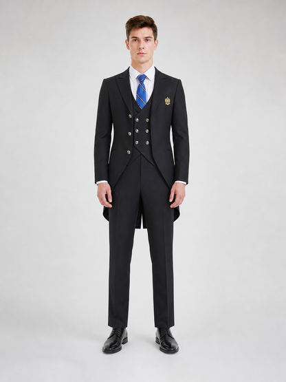 Black Butler Cosplay Costume with Vest