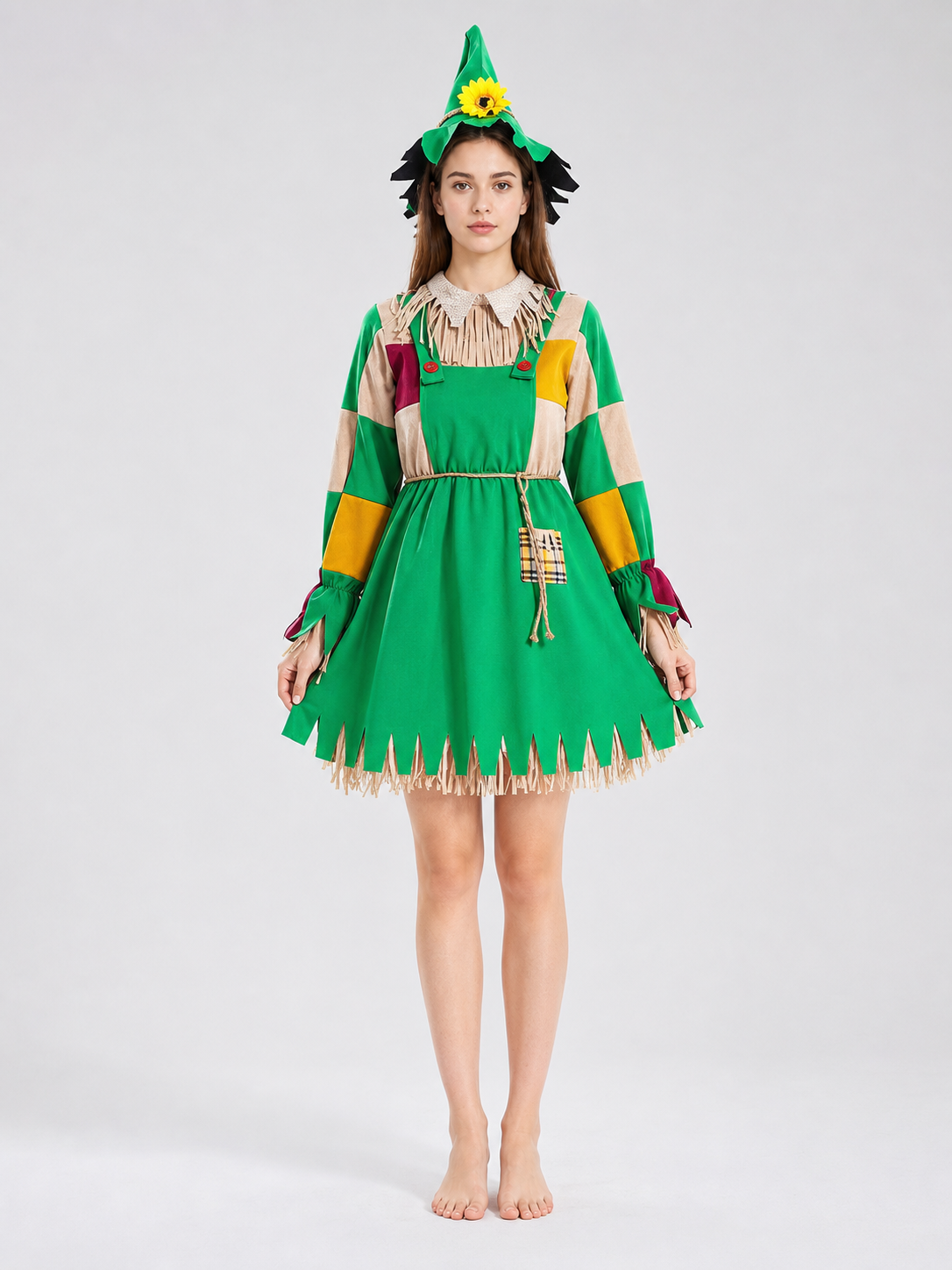 Halloween Costume: Dress with Apron and Hat