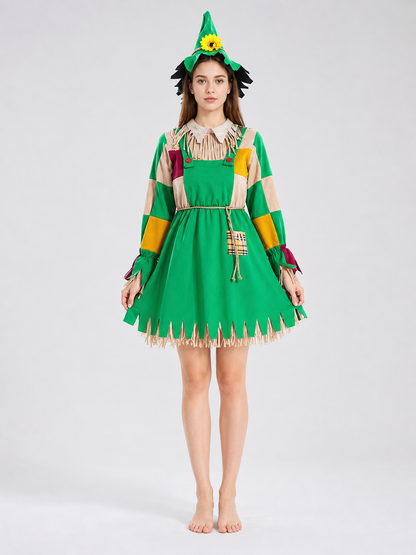 Halloween Costume: Dress with Apron and Hat