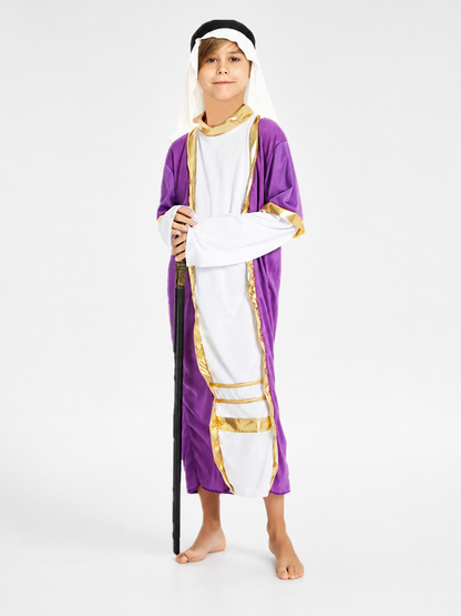 Kids' Arabian Costume with Cape and Headpiece