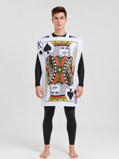 King of Spades tunic costume for a themed party
