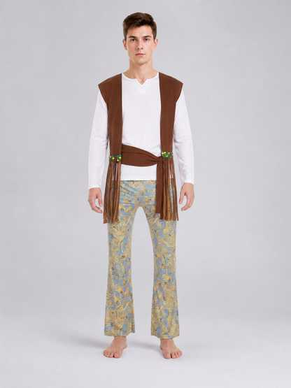 Retro-Style Carnival Costume with Vest