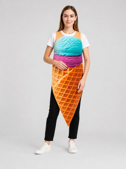 Ice Cream Cone Costume for Parties