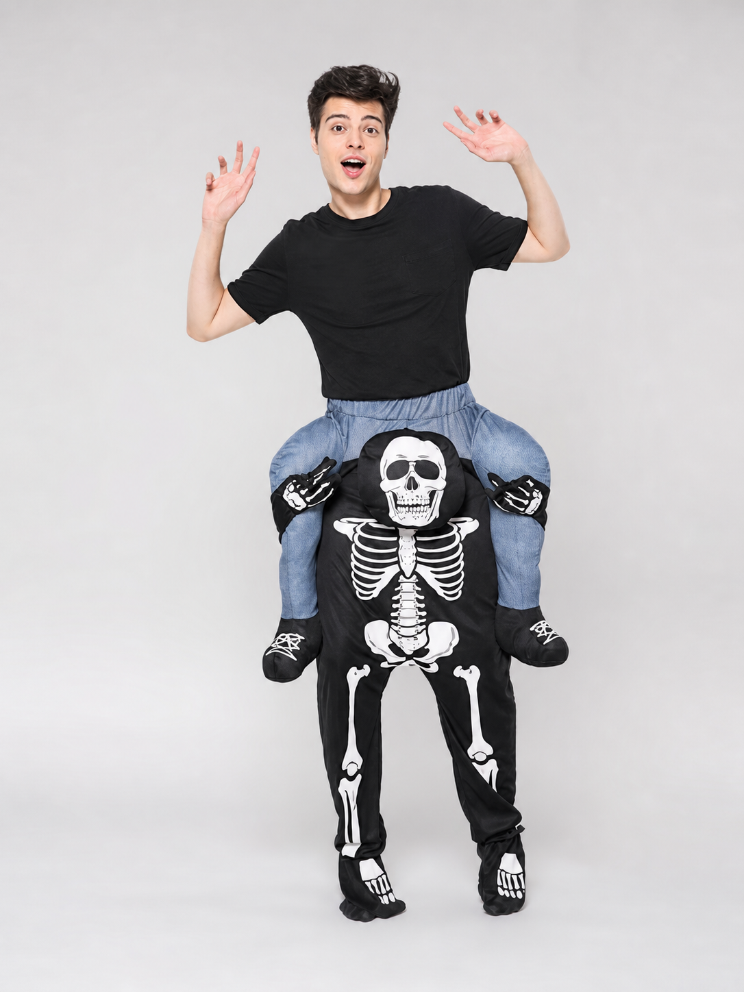 Halloween Skeleton Illusion Costume