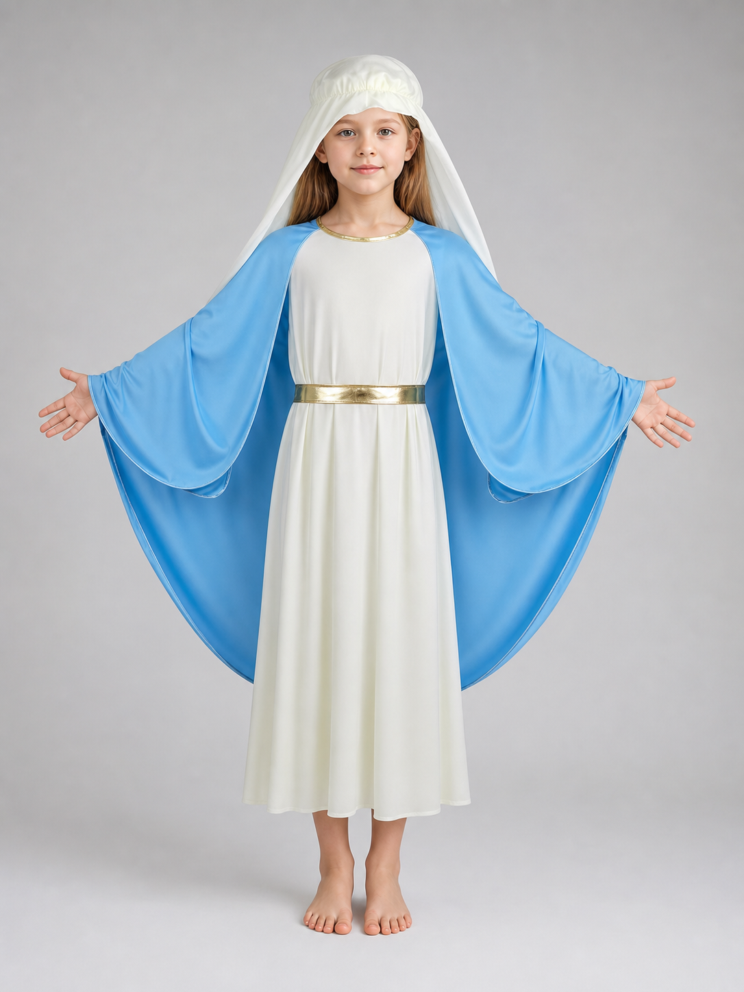 Biblical Costume with Veil and Belt