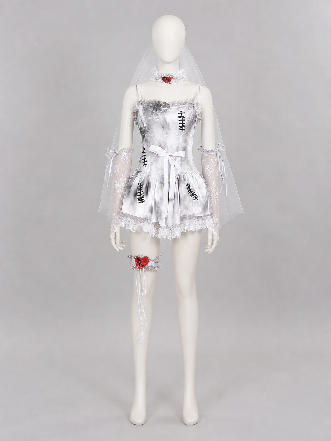 Gothic Lace Halloween Costume Dress