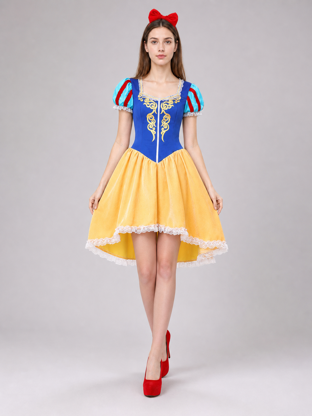 Snow White Costume Dress with Cape