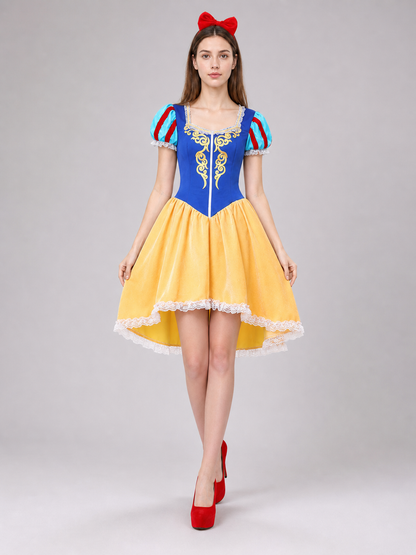 Snow White Costume Dress with Cape