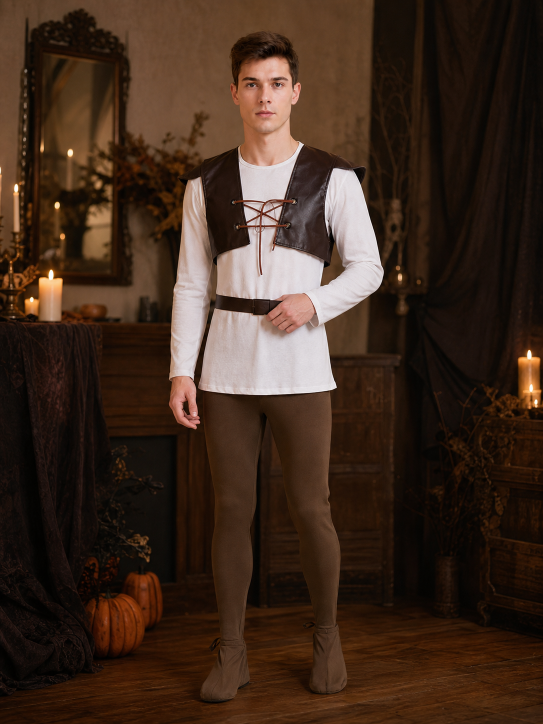 Shrek Cosplay Costume, Medieval Outfit